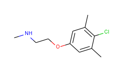 2-(4-chloro-3,5-dimethylphenoxy)-n-methyl-1-ethanamine
