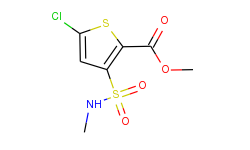 methyl 5-chloro-3-[(methylamino)sulfonyl]-thiophene-2-carboxylate