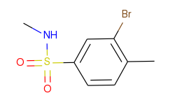 3-bromo-n,4-dimethylbenzenesulfonamide