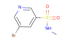 n-methyl 5-bromopyridine-3-sulfonamide