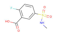 2-fluoro-5-methylsulfamoyl-benzoic acid