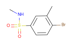 n-methyl 4-bromo-3-methylbenzenesulfonamide