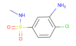 3-amino-4-chloro-n-methylbenzenesulfonamide