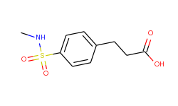 3-(4-methylsulfamoyl-phenyl)-propionic acid