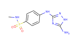 4-(5-Amino-1H-1,2,4-triazol-3-ylamino)-N-methylbenzenesulfonamide