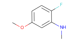 Benzenamine, 2-fluoro-5-methoxy-N-methyl-