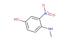 4-(n-methylamino)-3-nitro phenol