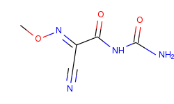 (E)-N-Methoxy-2-oxo-2-ureidoacetimidoyl-cyanide