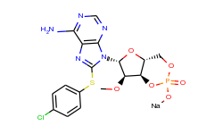 8-(4-Chlorophenylthio)-2'-O-methyladenosine 3',5'-cyclic Monophosphate sodium salt