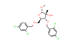 Methyl 3,5-di-O-(2,4-dichlorobenzyl)-2-C-methyl-a-D-ribofuranoside