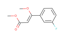 2-Propenoic acid, 3-(3-fluorophenyl)-3-methoxy-, methyl ester