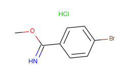 Benzenecarboximidic acid, 4-bromo-, methyl ester, hydrochloride