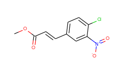2-Propenoic acid, 3-(4-chloro-3-nitrophenyl)-, methyl ester, (2E)-