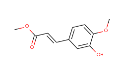 2-Propenoic acid, 3-(3-hydroxy-4-methoxyphenyl)-, methyl ester, (E)-