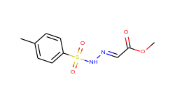 Acetic acid, 2-[2-[(4-methylphenyl)sulfonyl]hydrazinylidene]-, methyl ester, (2E)-