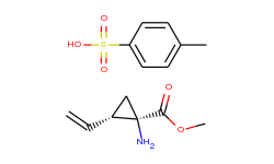 (1r,2s)-methyl 1-amino-2-vinylcyclopropanecarboxylate 4-methylbenzenesulfonate