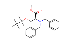 N,N-Dibenzyl-O-(t-butyldimethylsilyl)-L-serine methyl ester