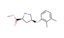methyl (2s,4s)-4-(2,3-dimethylphenoxy)-2-pyrrolidinecarboxylate