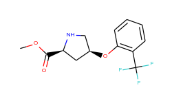 methyl (2s,4s)-4-[2-(trifluoromethyl)phenoxy]-2-pyrrolidinecarboxylate