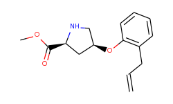 methyl (2s,4s)-4-(2-allylphenoxy)-2-pyrrolidinecarboxylate