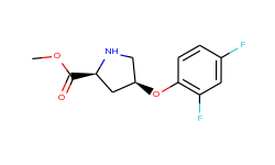 methyl (2s,4s)-4-(2,4-difluorophenoxy)-2-pyrrolidinecarboxylate