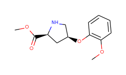 methyl (2s,4s)-4-(2-methoxyphenoxy)-2-pyrrolidinecarboxylate
