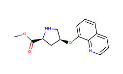 methyl (2s,4s)-4-(8-quinolinyloxy)-2-pyrrolidinecarboxylate