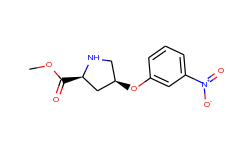 methyl (2s,4s)-4-(3-nitrophenoxy)-2-pyrrolidinecarboxylate
