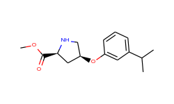 methyl (2s,4s)-4-(3-isopropylphenoxy)-2-pyrrolidinecarboxylate