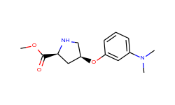 methyl (2s,4s)-4-[3-(dimethylamino)phenoxy]-2-pyrrolidinecarboxylate