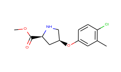 methyl (2s,4s)-4-(4-chloro-3-methylphenoxy)-2-pyrrolidinecarboxylate