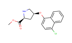 methyl (2s,4s)-4-[(4-chloro-1-naphthyl)oxy]-2-pyrrolidinecarboxylate