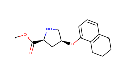 methyl (2s,4s)-4-(5,6,7,8-tetrahydro-1-naphthalenyloxy)-2-pyrrolidinecarboxylate