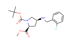 1-tert-butyl 2-methyl (2s,4s)-4-[(2-fluorobenzyl)-amino]pyrrolidine-1,2-dicarboxylate