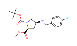1-tert-butyl 2-methyl (2s,4s)-4-[(4-fluorobenzyl)-amino]pyrrolidine-1,2-dicarboxylate