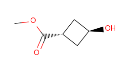 Cyclobutanecarboxylic acid, 3-hydroxy-, methyl ester, trans-
