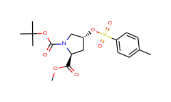 (2s,4r)-1-tert-butyl 2-methyl 4-(tosyloxy)pyrrolidine-1,2-dicarboxylate