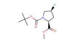 (2s,4s)-1-tert-butyl 2-methyl 4-chloropyrrolidine-1,2-dicarboxylate