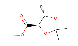methyl(2r,3s)-2,3-o-isopropylidene-2,3-dihydroxybutyrate