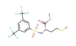 n-[3,5-bis(trifluoromethyl)benzenesulfonyl]-l-methionine methyl ester