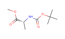 D-Alanine, N-[(1,1-dimethylethoxy)carbonyl]-, methyl ester