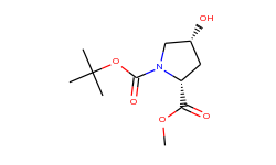 (2r,4r)-1-tert-butyl 2-methyl 4-hydroxypyrrolidine-1,2-dicarboxylate