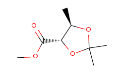 methyl(4s)-trans-2,2,5-trimethyl-1,3-dioxolane-4-carboxylate