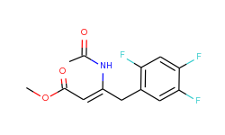 (z)-methyl 3-acetamido-4-(2,4,5-trifluorophenyl)but-2-enoate