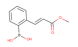 2-(e-3-methoxy-3-oxo-1-propen-1-yl)phenylboronic acid