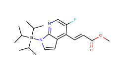 (e)-methyl 3-(5-fluoro-1-(triisopropylsilyl)-1h-pyrrolo[2,3-b]pyridin-4-yl)acrylate