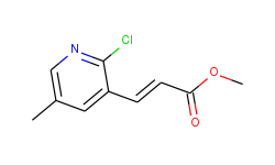 (e)-methyl 3-(2-chloro-5-methylpyridin-3-yl)-acrylate