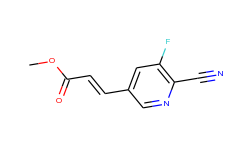 (e)-methyl 3-(6-cyano-5-fluoropyridin-3-yl)-acrylate