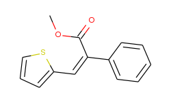 methyl 2-phenyl-3-(2-thienyl)acrylate