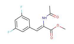 2-propenoic acid, 2-(acetylamino)-3-(3,5-difluorophenyl)-, methyl ester, (2z)-